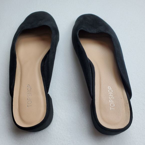 Topshop Black Mules size 38 - Picture 3 of 6